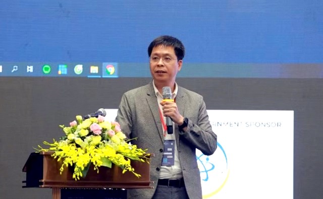 &Ocirc;ng Ng&ocirc; Thanh Hiền - Gi&aacute;m đốc C&ocirc;ng nghệ Tập đo&agrave;n IBM Việt Nam ph&aacute;t biểu&nbsp;