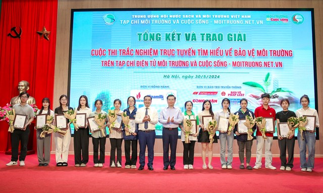 Tổng kết v&#224; trao giải Cuộc thi trắc nghiệm trực tuyến T&#236;m hiểu về bảo vệ m&#244;i trường tr&#234;n Tạp ch&#237; điện tử M&#244;i trường v&#224; Cuộc sống - Ảnh 4