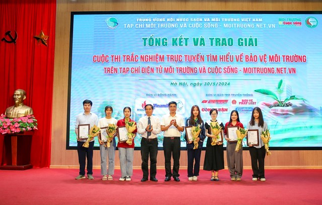 Tổng kết v&#224; trao giải Cuộc thi trắc nghiệm trực tuyến T&#236;m hiểu về bảo vệ m&#244;i trường tr&#234;n Tạp ch&#237; điện tử M&#244;i trường v&#224; Cuộc sống - Ảnh 3