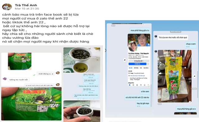 Nhiều chủ cơ sở bán chè ở Thái Nguyên đã lên tiếng cảnh báo để người tiêu dùng không mắc bẫy các đối tượng lừa đảo, bán sản phẩm chè không rõ nguồn gốc, xuất xứ.