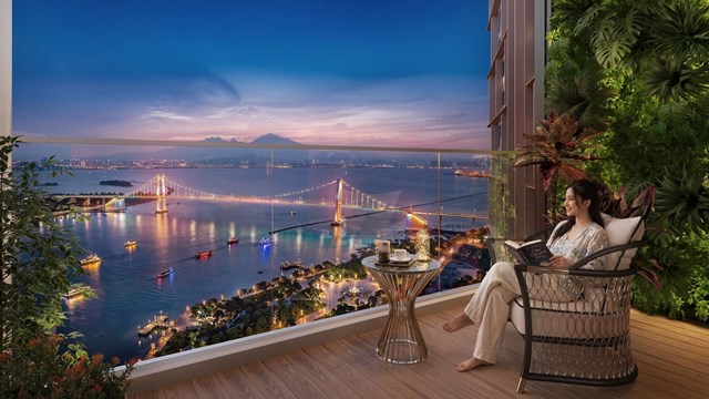 Tầm view pháo hoa “đỉnh nóc kịch trần” từ tổ hợp Sun Symphony Residence soi bóng sông Hàn - Ảnh 8
