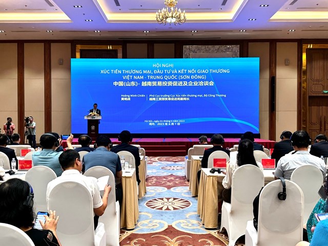 Hội nghị x&uacute;c tiến thương mại, đầu tư v&agrave; kết nối giao thương Việt Nam &ndash; Sơn Đ&ocirc;ng (Trung Quốc).