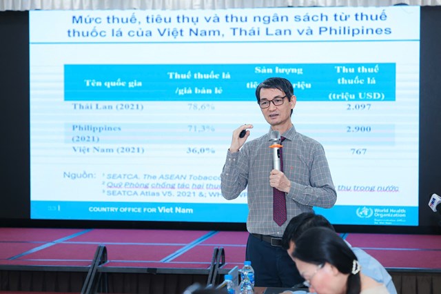 Thạc sỹ, b&aacute;c sỹ Nguyễn Tuấn L&acirc;m, Tổ chức Y tế thế giới tại Việt Nam ph&aacute;t biểu &nbsp;