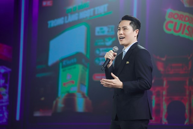 Gi&aacute;m đốc điều h&agrave;nh Unilever Food Solutions Việt Nam Nguyễn Xu&acirc;n Huy chia sẻ mục ti&ecirc;u của sự kiện Future Menus 2026.