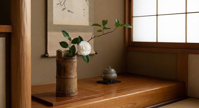Sự tiến hóa từ nghệ thuật cắm hoa Ikebana đến phong cách Chabana trong trà đạo Nhật Bản - Ảnh 1