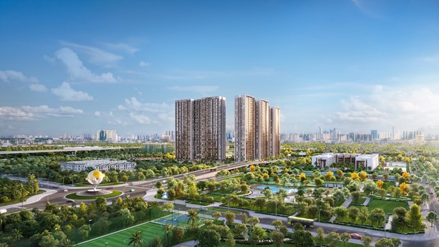 The Sola Park được thiết kế với nhiều kh&ocirc;ng gian cảnh quan v&agrave; nằm gần kề c&aacute;c c&ocirc;ng vi&ecirc;n lớn.