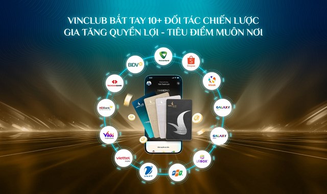 Việc VinClub hợp t&aacute;c chiến lược với hơn 10 đối t&aacute;c h&agrave;ng đầu gi&uacute;p gia tăng quyền lợi, trải nghiệm cho c&aacute;c th&agrave;nh vi&ecirc;n &nbsp;