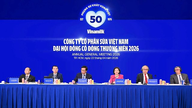 Đại hội đồng cổ đ&ocirc;ng thường ni&ecirc;n của Vinamilk năm 2026 (Ảnh: VN). &nbsp;