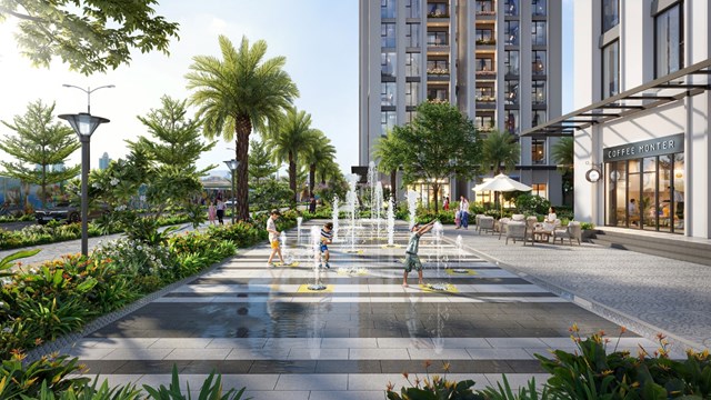 Tiện &iacute;ch s&acirc;n chơi nước trong nội khu The Sola Park &nbsp;
