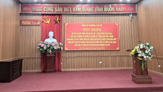 Phường Y&#234;n Sở (TP. H&#224; Nội): Đổi mới phương ph&#225;p, n&#226;ng cao chất lượng sinh hoạt chi bộ từ Đề &#225;n 11 - Ảnh 1