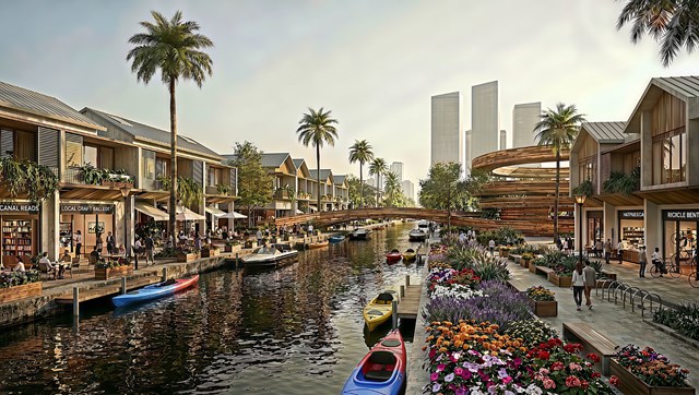 Kh&ocirc;ng gian chữa l&agrave;nh tại c&ocirc;ng vi&ecirc;n Lễ hội. Ảnh minh họa: Sun Property. &nbsp;