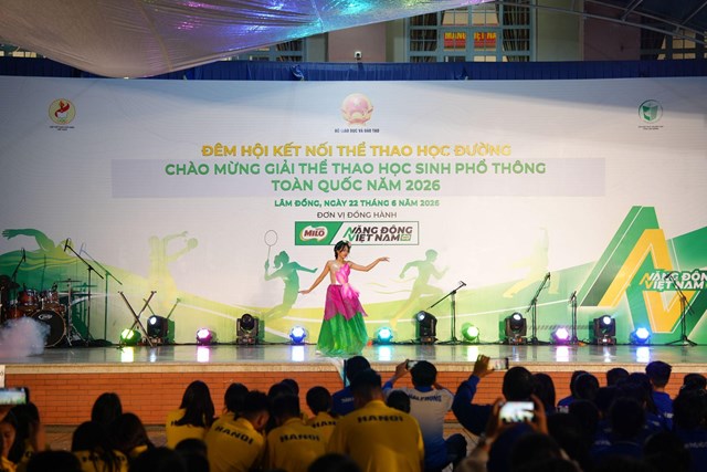 Một số h&igrave;nh ảnh tại đ&ecirc;m hội Gala ch&agrave;o mừng Giải Thể thao học sinh Phổ th&ocirc;ng To&agrave;n quốc &nbsp;