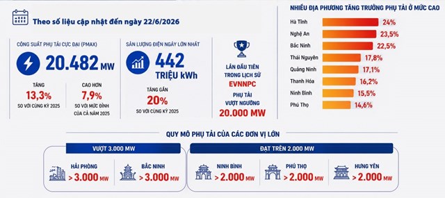 Phụ tải lần đầu vượt 20.000 MW: EVNNPC chủ động các giải pháp bảo đảm điện mùa nắng nóng - Ảnh 2