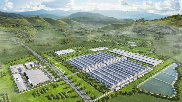 Phối cảnh trang trại b&ograve; thịt Vinabeef Tam Đảo