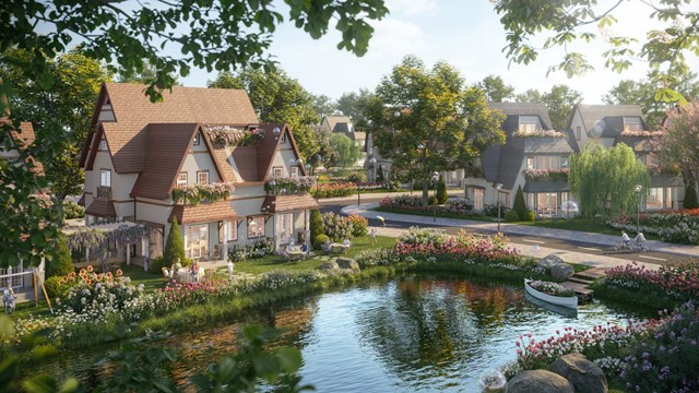 Đảo Ch&acirc;u &Acirc;u lấy cảm hứng, ng&ocirc;n ngữ thiết kế từ nước &nbsp;