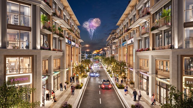 Sức sống thương mại s&ocirc;i động của The RiO. Ảnh phối cảnh minh họa Sun Property &nbsp;