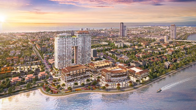 Phối cảnh minh họa to&agrave;n cảnh ph&acirc;n khu thấp tầng The RiO. Ảnh Sun Property &nbsp;
