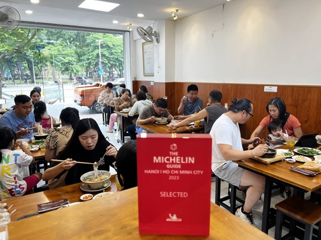 Nh&agrave; h&agrave;ng Phở Việt Nam được Michelin Guide c&ocirc;ng nhận năm 2023 &nbsp;