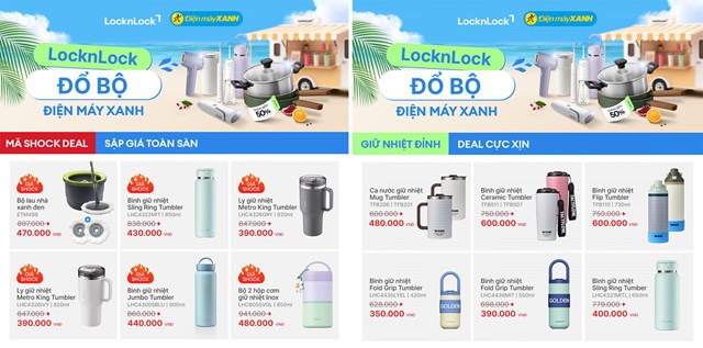 LocknLock: Ưu đãi đến 50%++ toàn ngành hàng tại Điện Máy Xanh - Ảnh 2