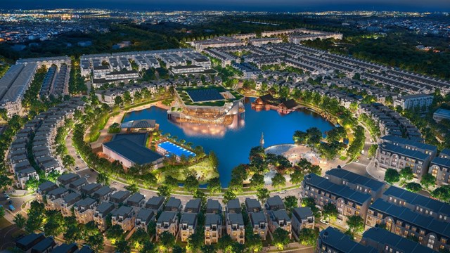 Vẻ đẹp ho&#224;n mỹ của biệt thự c&#243; hầm tại đại đ&#244; thị Hinode Royal Park - Ảnh 3