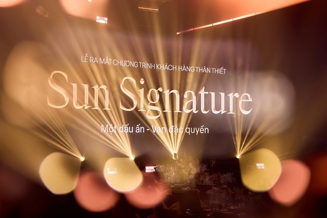 Lễ ra mắt chương tr&igrave;nh Sun Signature &nbsp;
