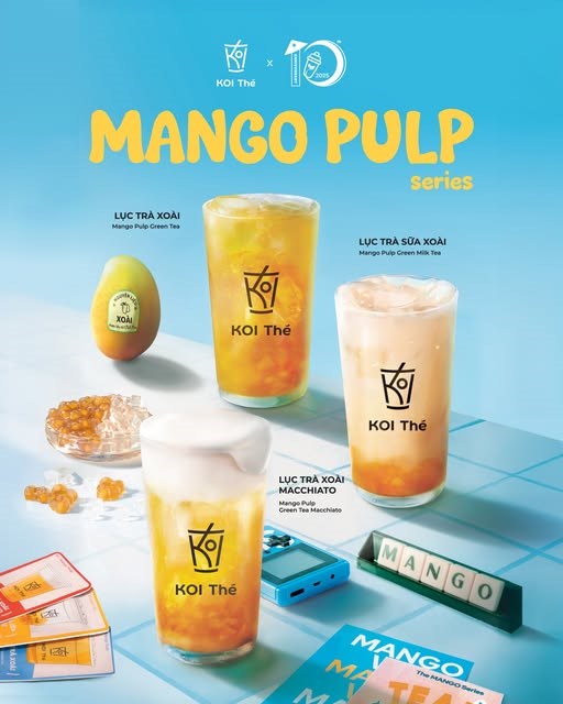 &quot;Mango comeback&quot;: H&#232; 2025 b&#249;ng nổ với series lục tr&#224; xo&#224;i tại KOI Th&#233; - Ảnh 1