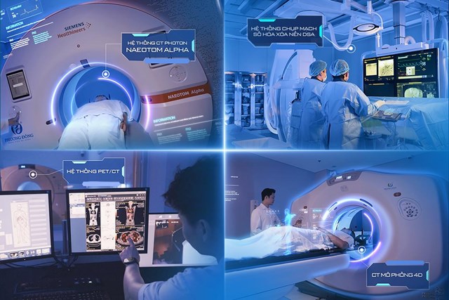 Hệ thống c&ocirc;ng nghệ ti&ecirc;n phong, trang thiết bị hiện đại được đầu tư đồng bộ tại Trung t&acirc;m Ung bướu, Xạ trị v&agrave; Y học hạt nh&acirc;n Quốc tế - Bệnh viện Đa khoa Phương Đ&ocirc;ng &nbsp;