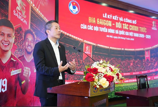 Ông Lester Tan Teck Chuan, Tổng Giám đốc SABECO, chia sẻ tại sự kiện &nbsp;