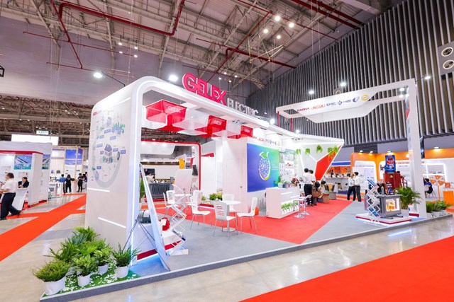 Gian h&agrave;ng của GELEX Electric tại Triển l&atilde;m lớn nhất ng&agrave;nh Điện th&aacute;ng 7/2024. &nbsp;