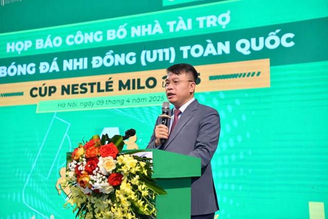 &Ocirc;ng Nguyễn Phan Khu&ecirc;, Tổng bi&ecirc;n tập B&aacute;o Thiếu Ni&ecirc;n Tiền Phong &amp; Nhi Đồng, Trưởng Ban tổ chức Giải B&oacute;ng đ&aacute; Nhi đồng (U11) To&agrave;n quốc - C&uacute;p Nestl&eacute; MILO 2025. &nbsp;