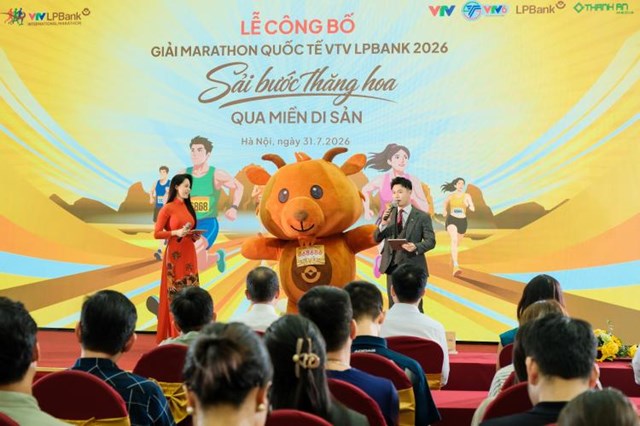 D&ecirc; Lộc Ph&aacute;t - Linh vật của Giải marathon quốc tế VTV LPBank 2026 &nbsp;