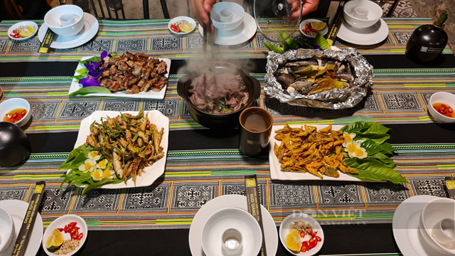 Độc đáo ẩm thực từ lá chè Shan tuyết cổ thụ Suối Giàng - Ảnh 1