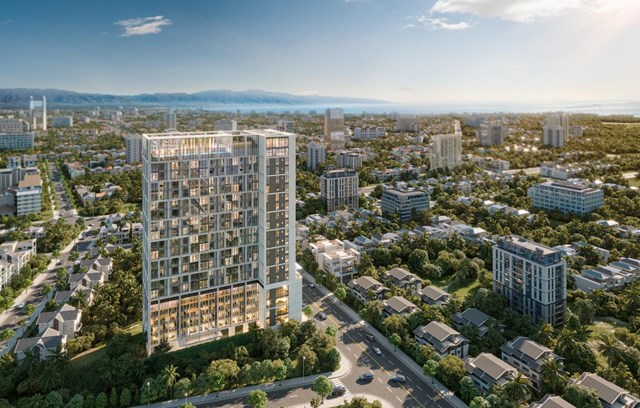 Sun Solar Residence - sản phẩm bất động sản cao cấp ngay trung t&acirc;m Đ&agrave; Nẵng. (Ảnh phối cảnh minh họa: Sun Property) &nbsp;
