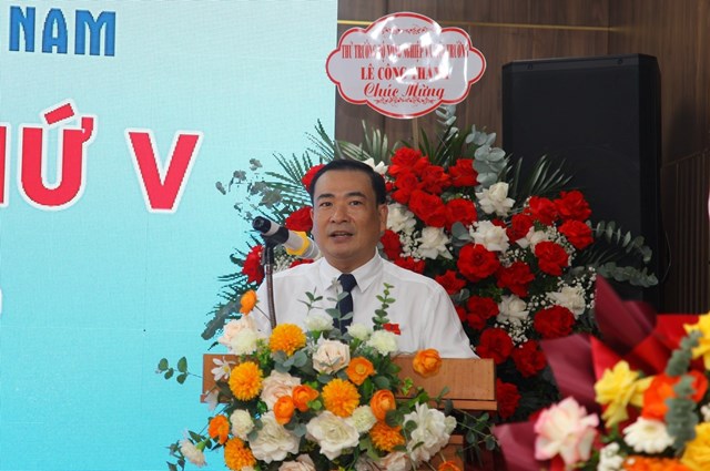 &Ocirc;ng Nguyễn Văn To&agrave;n - Ph&oacute; chủ tịch Hội, Tổng bi&ecirc;n tập Tạp ch&iacute; M&ocirc;i trường v&agrave; Cuộc sống ph&aacute;t biểu tại Đại hội