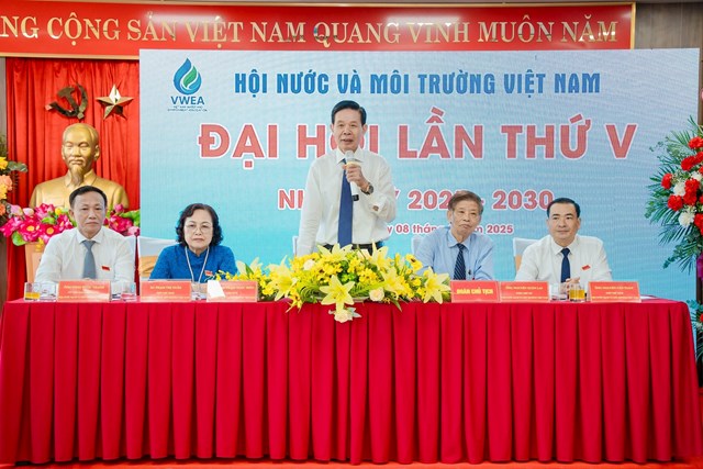 Đo&agrave;n Chủ tịch Đại hội Hội Nước v&agrave; M&ocirc;i trường Việt Nam