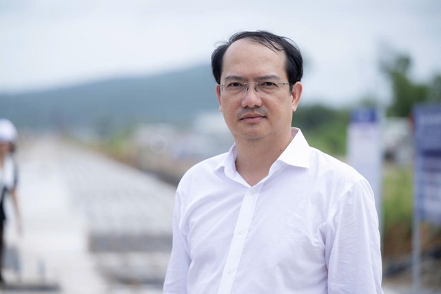 &Ocirc;ng Trần Anh Tuấn - Ph&oacute; Tổng Gi&aacute;m đốc Tập đo&agrave;n Đường sắt Quốc gia Việt Nam (VNR). Ảnh: Ho&agrave;n Như &nbsp;