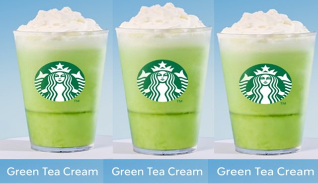 Green Tea Cream Frappuccino là sự hòa quyện tinh tế giữa matcha Nhật Bản nguyên chất, sữa béo, đá xay mát lạnh và lớp kem tươi mềm mịn.