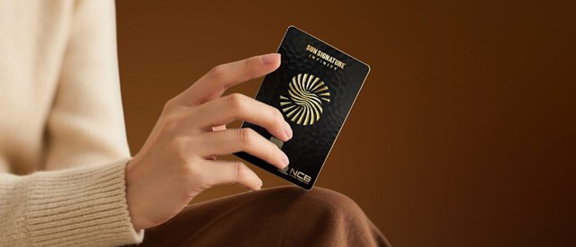 Thẻ đồng thương hiệu NCB Visa Sun Signature &nbsp;