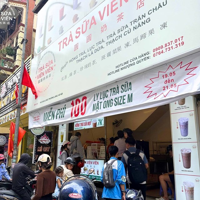 Làn sóng trà sữa 7.000 đồng tại Hà Nội - Ảnh 1