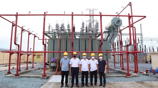 BA3 đ&oacute;ng điện th&agrave;nh c&ocirc;ng MBA T2 TBA 110kV Hưng Nguy&ecirc;n, tỉnh Nghệ An