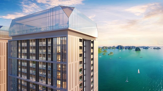 Sun Centro mở ra tầm nh&igrave;n &ocirc;m trọn kỳ quan vịnh Hạ Long. Ảnh: Sun Property &nbsp;