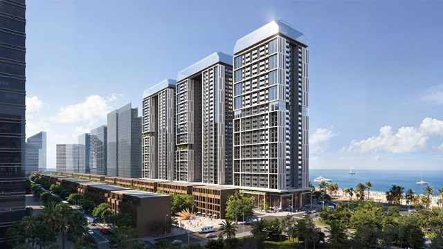 Thiết kế Sun Centro Town mang sự giao thoa giữa truyền thống v&agrave; hiện đại. Ảnh: Sun Property &nbsp;