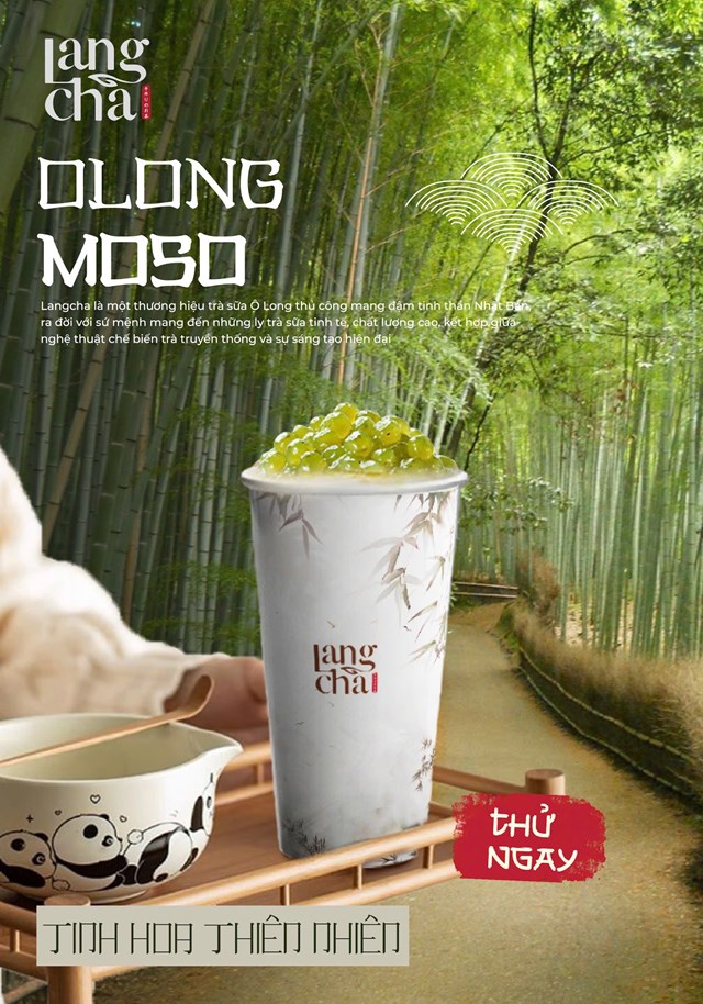 Tr&agrave; &Ocirc; Long Moso - sản phẩm độc quyền được bảo hộ sở hữu tr&iacute; tuệ của LangCha (Ảnh: LangCha)