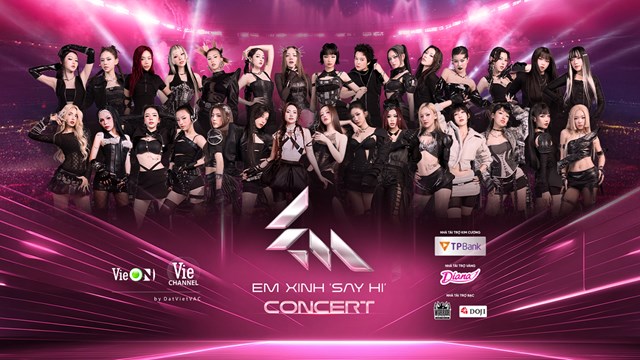 Concert Em Xinh &ldquo;Say Hi&rdquo; hứa hẹn l&agrave; bữa tiệc &acirc;m nhạc v&agrave; phong c&aacute;ch b&ugrave;ng nổ với 30 nữ nghệ sỹ t&agrave;i năng. (Ảnh: Vie Channel) &nbsp;