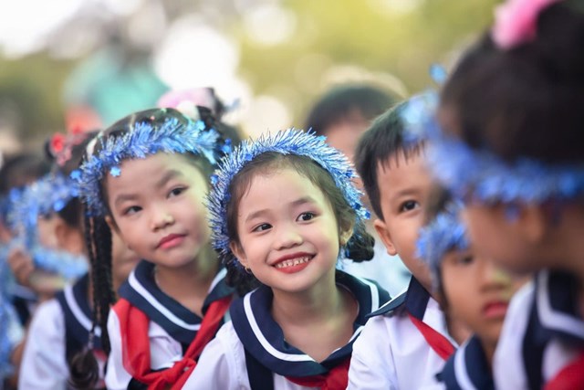 Năm học mới bắt đầu với nhiều nụ cười với c&aacute;c em học sinh trường tiểu học Bảo Thạnh. &nbsp;