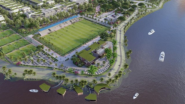 Cư d&acirc;n FourS Tower hưởng trọn hệ tiện &iacute;ch đẳng cấp từ khu đ&ocirc; thị Sun Riverpolis. Ảnh minh họa: Sun Property. &nbsp;