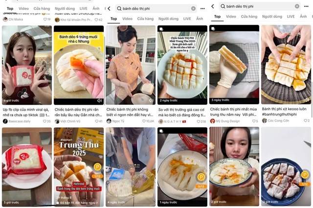 Từ kh&oacute;a li&ecirc;n quan đến b&aacute;nh dẻo nh&acirc;n sen trứng muối thu h&uacute;t h&agrave;ng triệu lượt xem tr&ecirc;n c&aacute;c nền tảng