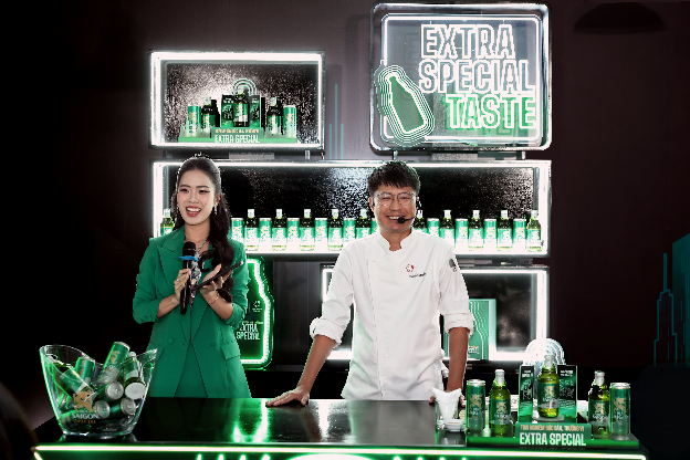Bếp trưởng Thạnh Nguyễn chia sẻ về cảm hứng s&aacute;ng tạo n&ecirc;n thực đơn cho &ldquo;Trải Nghiệm Độc Bản, Thưởng Vị Extra Special&rdquo; (Ảnh: Bia Saigon)