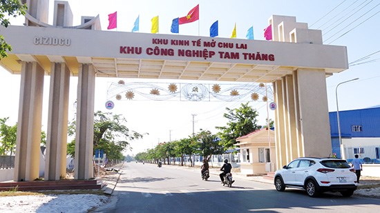 KCN Tam Thăng&nbsp;tại x&atilde; Tam Thăng, TP Tam Kỳ. &nbsp;