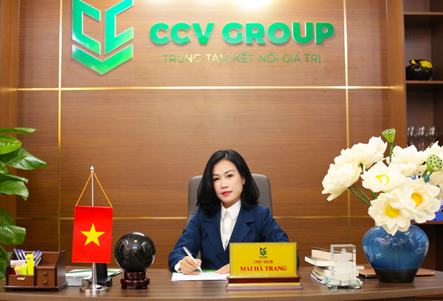 B&agrave; Mai H&agrave; Trang - Chủ tịch HĐQT CCV Group.